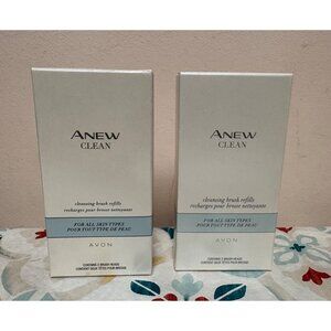 Avon Anew Clean Cleansing Brush Refills 2 Boxes For All Skin Types 4 Brush Heads